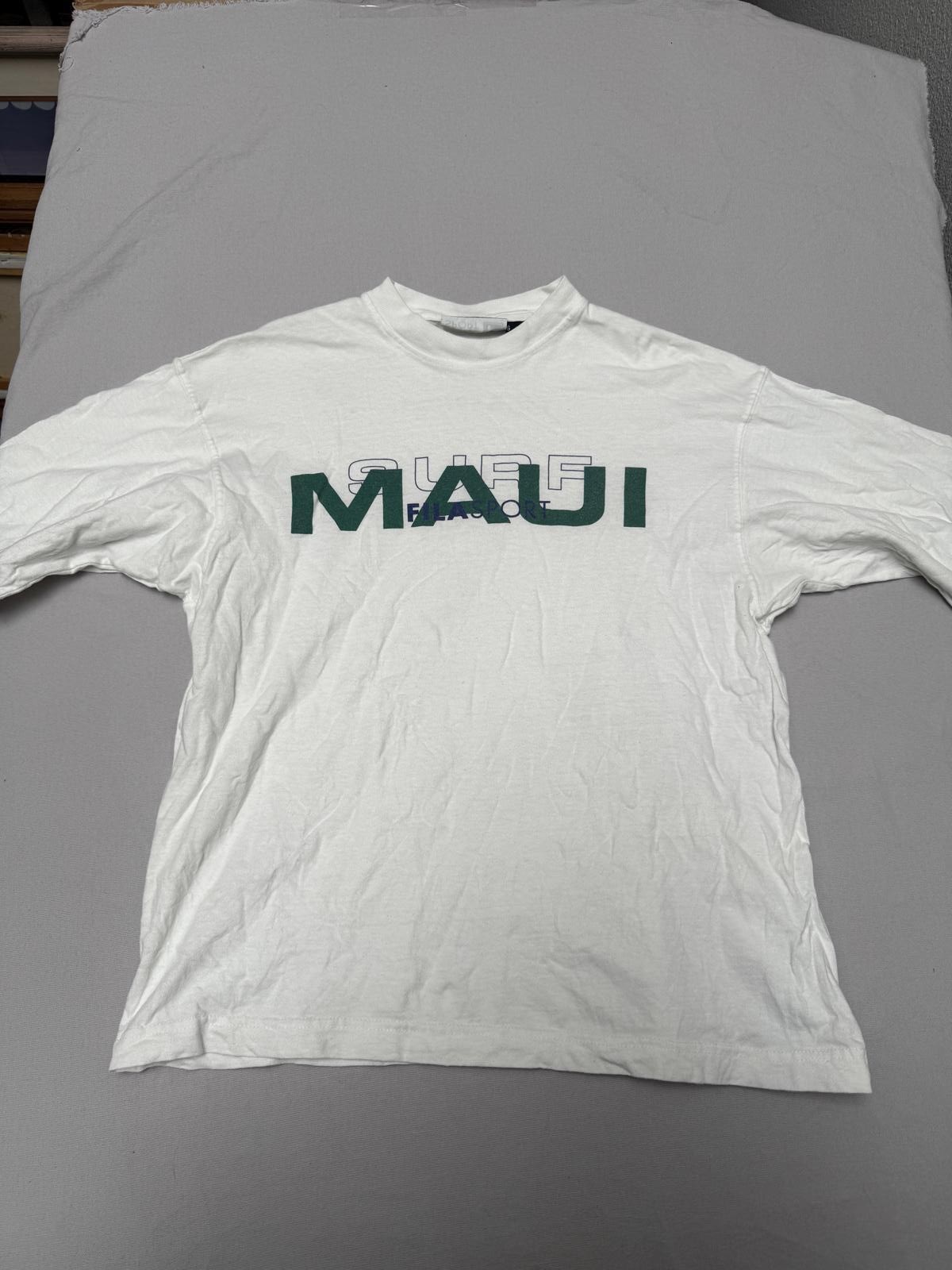 T shirt vintage Surf Maui maglietta sportiva Fila Made in USA S