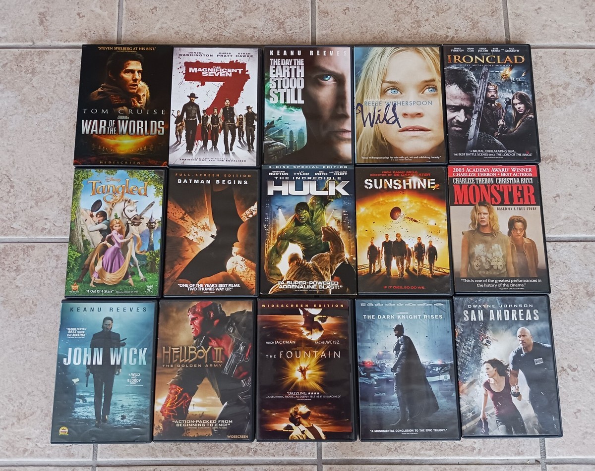 DVD (15) & Blu-Ray (9) Lot - Assorted Genres, including Adult