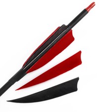 60pcs 4 inch Archery Arrow Feathers Right Wing Natural Turkey Fletching Fletches