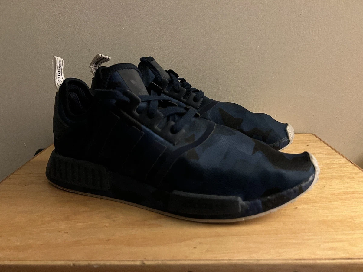 adidas NMD_R1 Fractal Camo - Navy for Sale | Authenticity Guaranteed | eBay