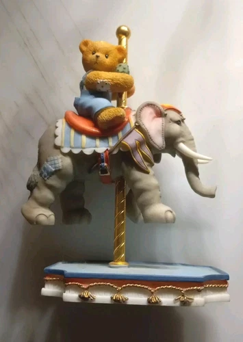 Cherished Teddies 1999 Ivan Elephant Carousel "I've Packed My Trunk”