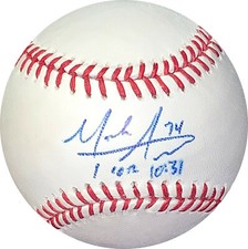 Mark Appel signed Rawlings Official Major League Baseball 1 Cor 10:31- JSA Holo