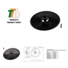 Roller Chain Sprocket B Type 1" Bore 60 Tooth