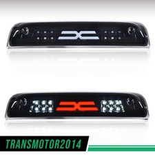 Led Rear Third Brake Light Lamp Black Fit For 14-18 Chevy Silverado Gmc Sierra