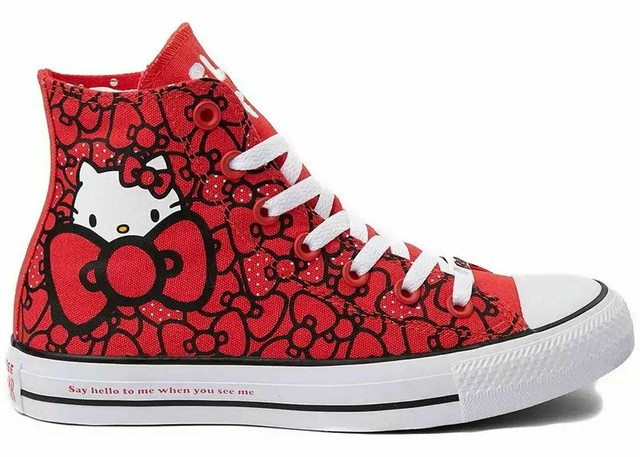 hello kitty red converse