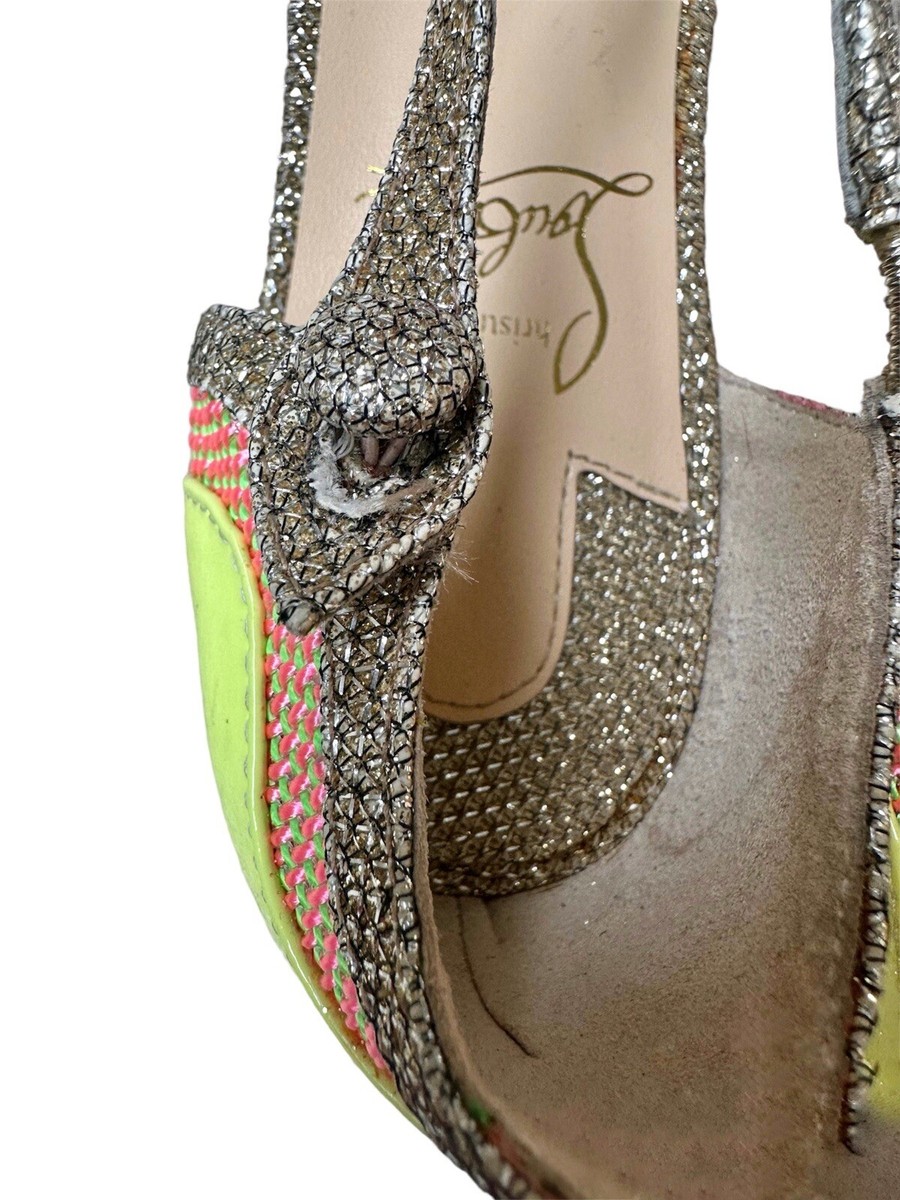 Christian Louboutin Neon T-Bar Flats 36 Runs Small | eBay Christian Louboutin Neon T-Bar Flats 36 Runs Small | eBay