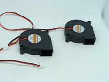 2Pc Pack Lot DC Brushless Blower Cool Fan 3D Printer CNC Machine - 50mm 5050 24V