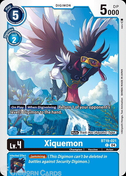 BT19-021 Xiquemon : Common Digimon Card : BT18-19: Special Booster Ver.2.0
