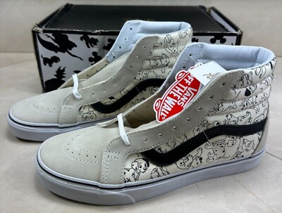 Mens Size 10 - Vans X Disney - Dalmatians White - Sk8 Hi Reissue - Rare Sold Out