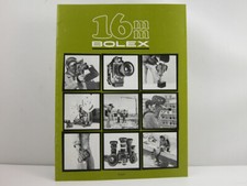 Original Factory Vintage BOLEX SALES CATALOG 16mm Reflex H16EL EBM Lenses Motors