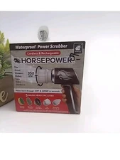 Ruby Horsepower Handheld Cordless Rechargeable Spinning Power Scrubber 