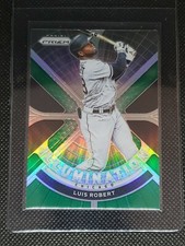 2021 Panini Prizm Baseball LUIS ROBERT #IL-6 GREEN PRIZM ILLUMINATION