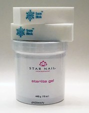 Gel esculpido UV Star Nail StarLite grueso transparente 16 oz