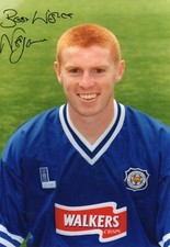 NEIL LENNON AUTOGRAPH, LEICESTER CITY FC,  FOOTBALL