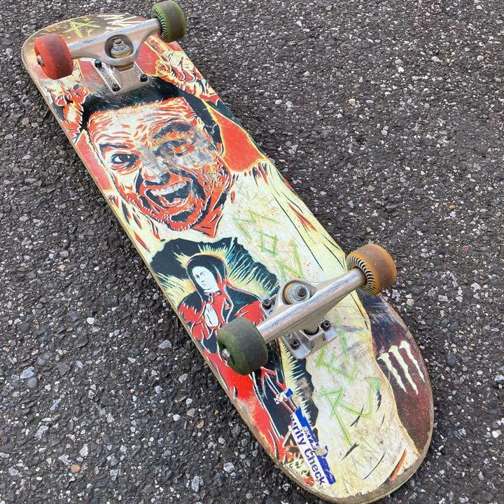 JACKASS WEE MAN Skateboard Complete Deck 8.25 inch Used Imported from Japan