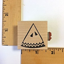 Impress Rubber Stamp - Watermellon with Seeds - NEW