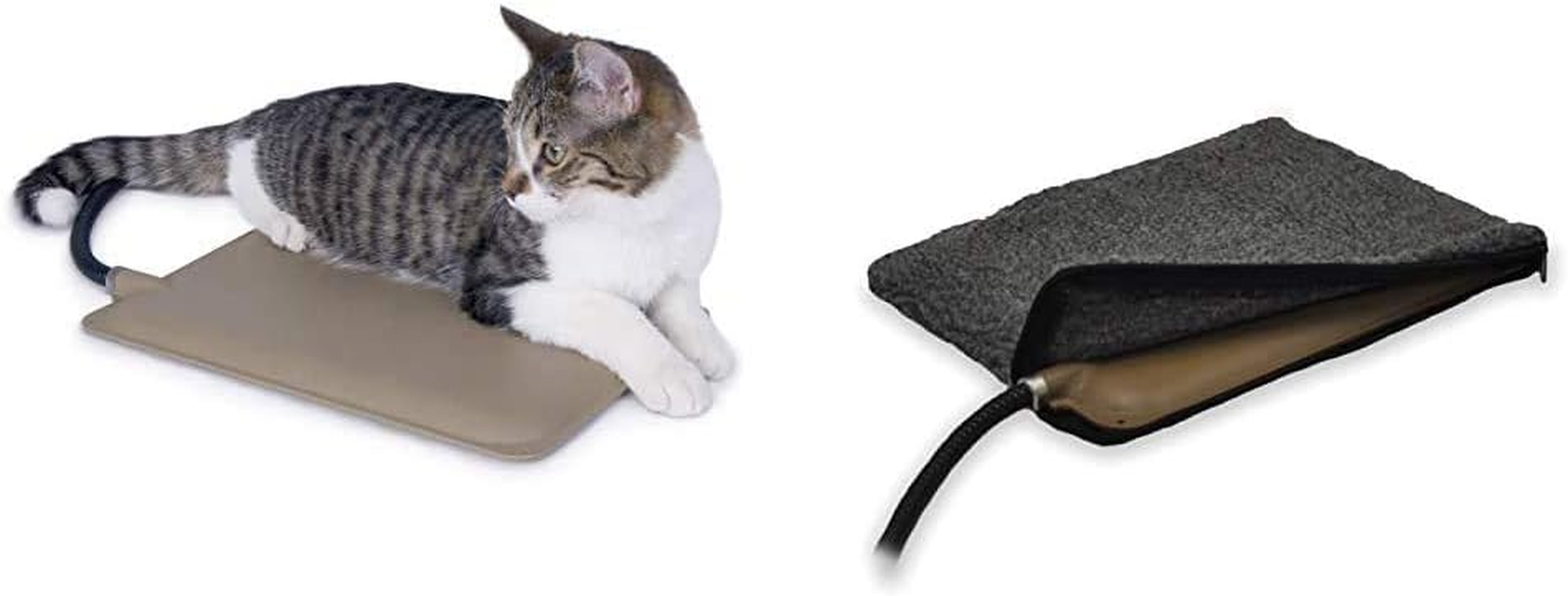 Ku0026amp;H Pet Products Extreme Weather Outdoor Heated Petite Kitty Pad with  Deluxe Cov | eBay