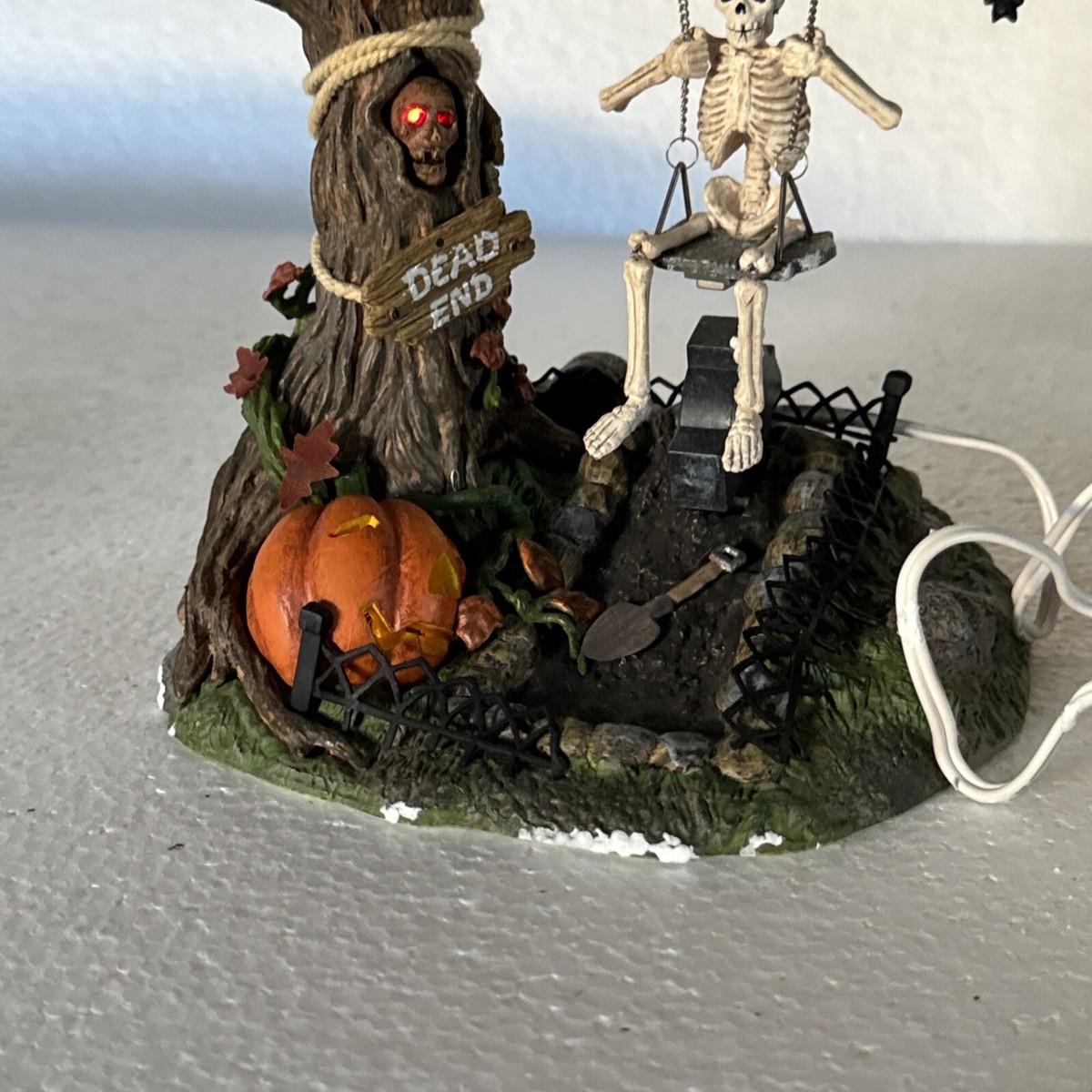 Department 56 Halloween Village Animated Swinging Skeleton. | eBay