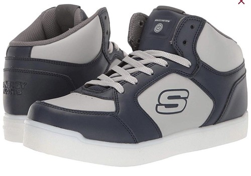 Neu mit Karton Skechers Jungen E-Pro Energy Lights/S Lights marineblau/grau Jugend 8M - Bild 1 von 12