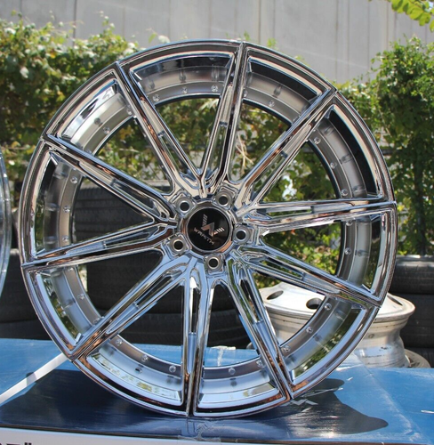 4 NEW 20X8.5 WRAITH WHEELS W006 5X114.3 CHROME | eBay