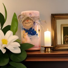 velas artesanales Orgánicas Aromáticas Y Decorativas Fragancia Cranberry