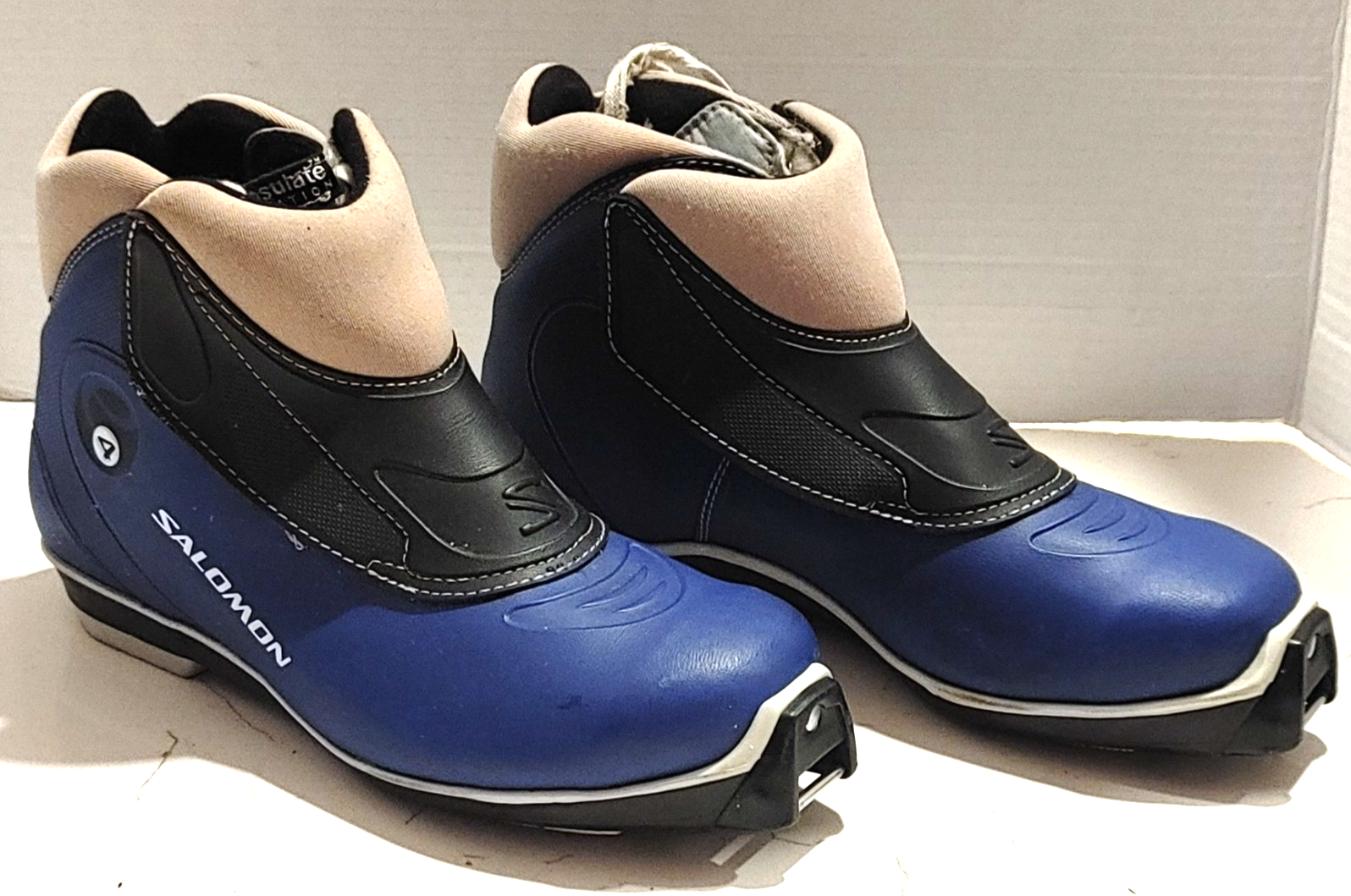 Scarponi da sci di fondo nordico SALOMON E4 taglia EU42 USMNS9 WMS10 SNS Profil