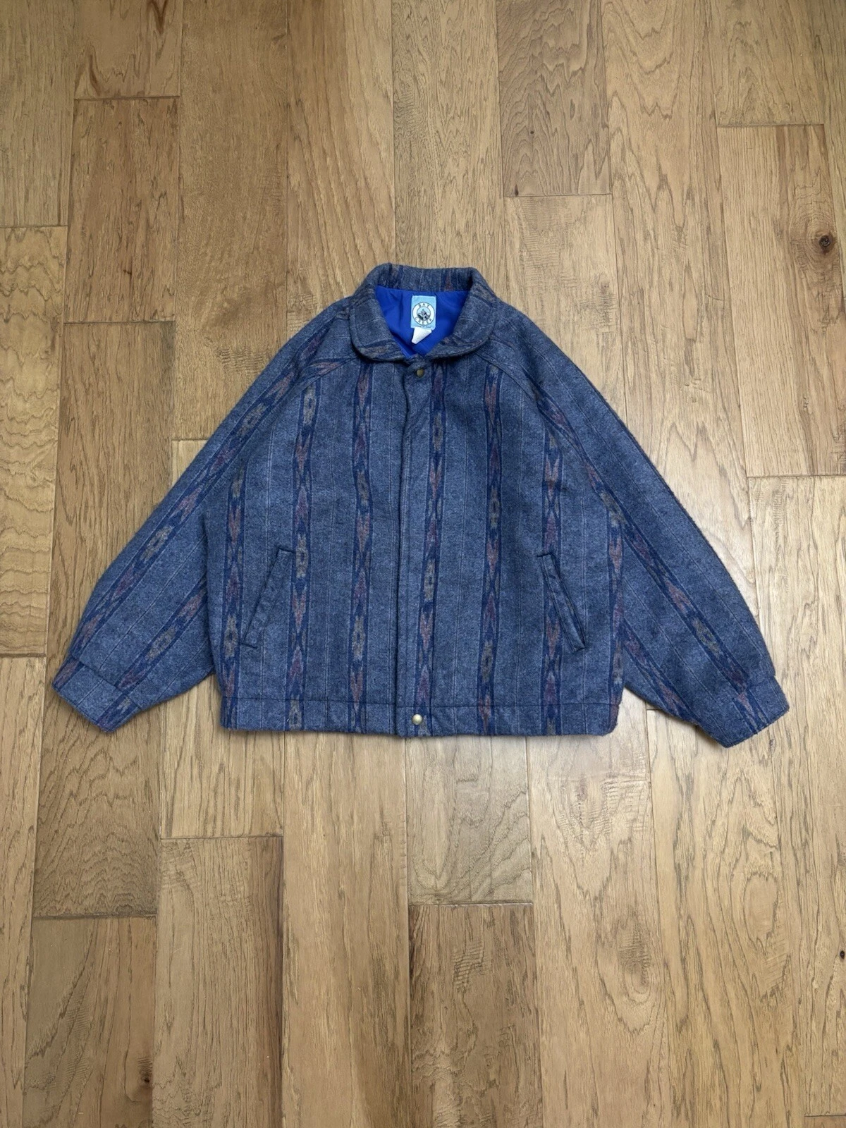 VETEMENTS Cappotto lana isolato Bay Creek blu XL