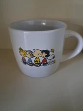 Lot Of 2: 2023 Peanuts Worldwide LLC Standard Coffee Mug White Ceramic