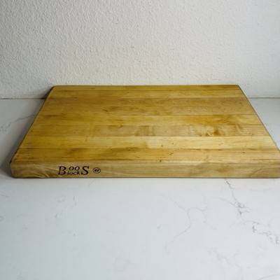 John Boos Block 18 x12 x1  Wood Cutting Board Reversible Clean