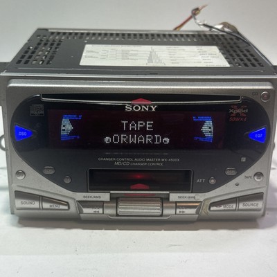 Sony WX-4500X Xplod Car Radio Stereo Cassette AM/FM 23W RMS Turns