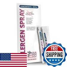 Allergy Asthma Clean Allergen Spray Concentré 2 Pack Plus de 64 oz Total