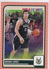 2023-24 NBA HOOPS ORANGE BORDER BROOK LOPEZ MILWAUKEE BUCKS HAUNTED -256