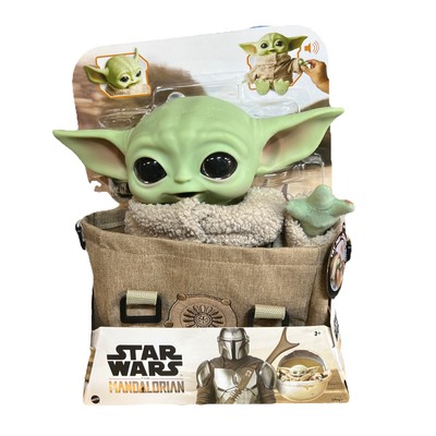 STAR WARS Mandalorian Baby Yoda THE CHILD With SOUNDS AND CARRYING BAG NEW!!
