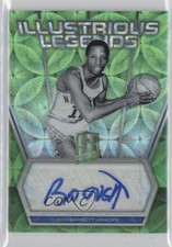 2017-18 Panini Spectra Neon Green Prizm 6/25 Dick Barnett #IL-DBN Auto HOF 0y6s