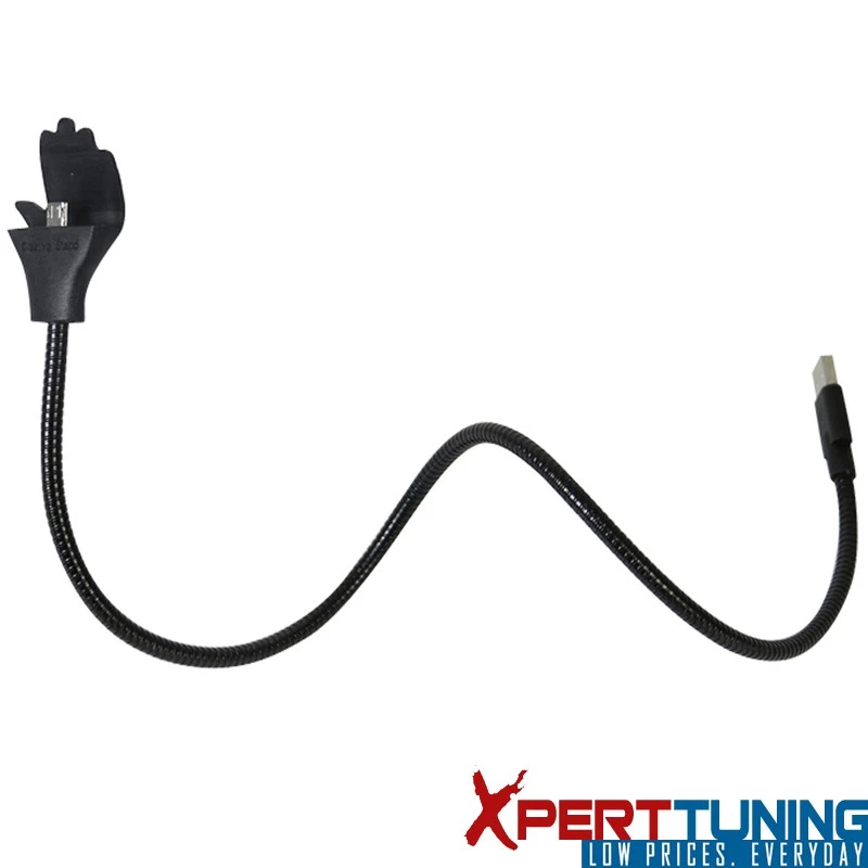 Cables de cargador de datos USB de 1 pieza para teléfono inteligente Samsung Android negro Foto 2 de 4