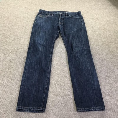 Outerknown S.E.A. Ambassador Jeans Mens 36x31 Blue Straight Organic Denim Casual