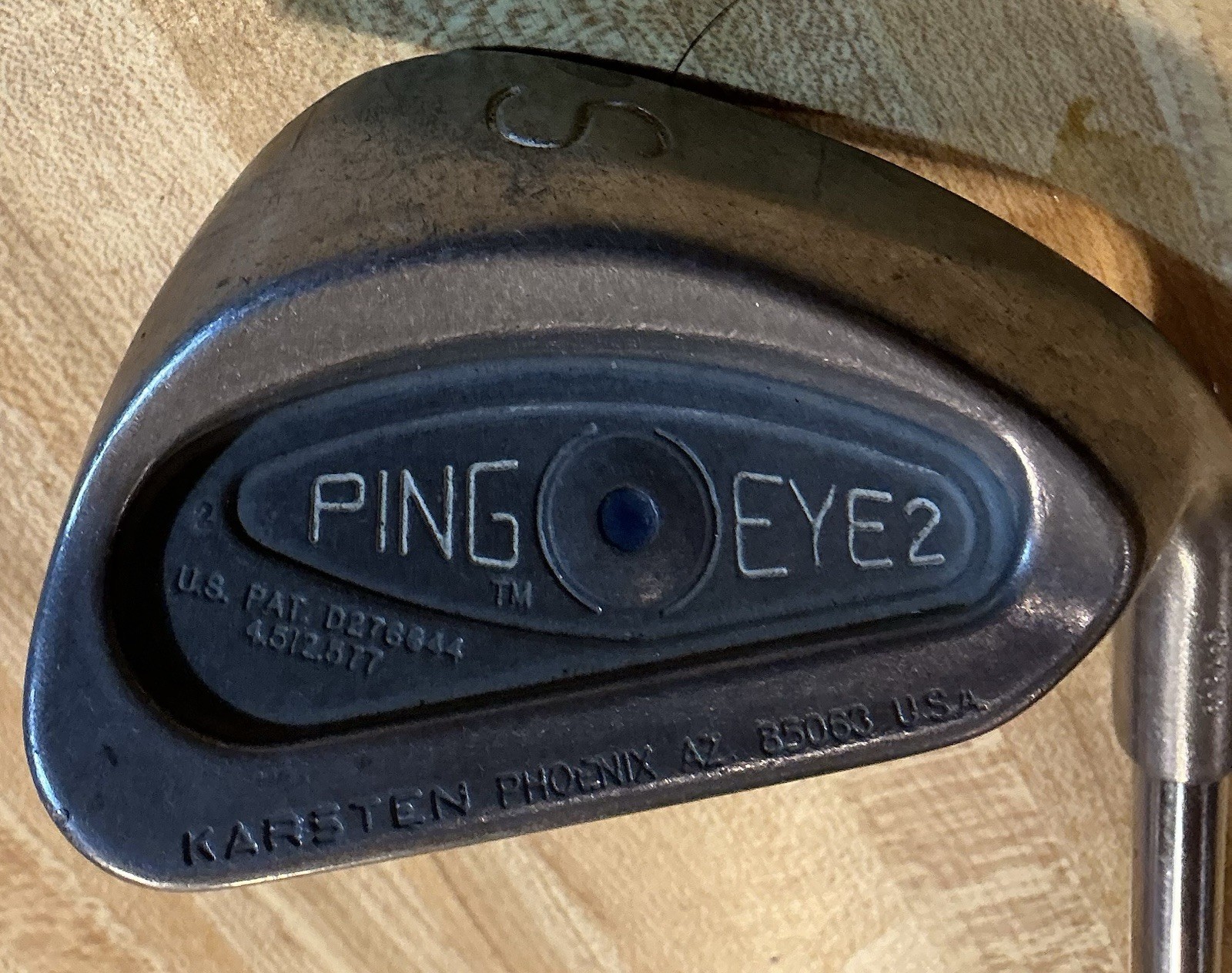 PING Eye 2 Sand Wedge SW Blue Dot ZZ Lite Steel Shaft Stiff Flex RH  CLEAN CHEAP