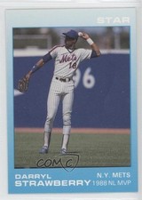 1989 Star Darryl Strawberry Blue Darryl Strawberry #9 0q3