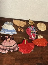 Vintage 1965 World’s Fair Walt Disney It's a Small World Doll 8" COSTUME LOT
