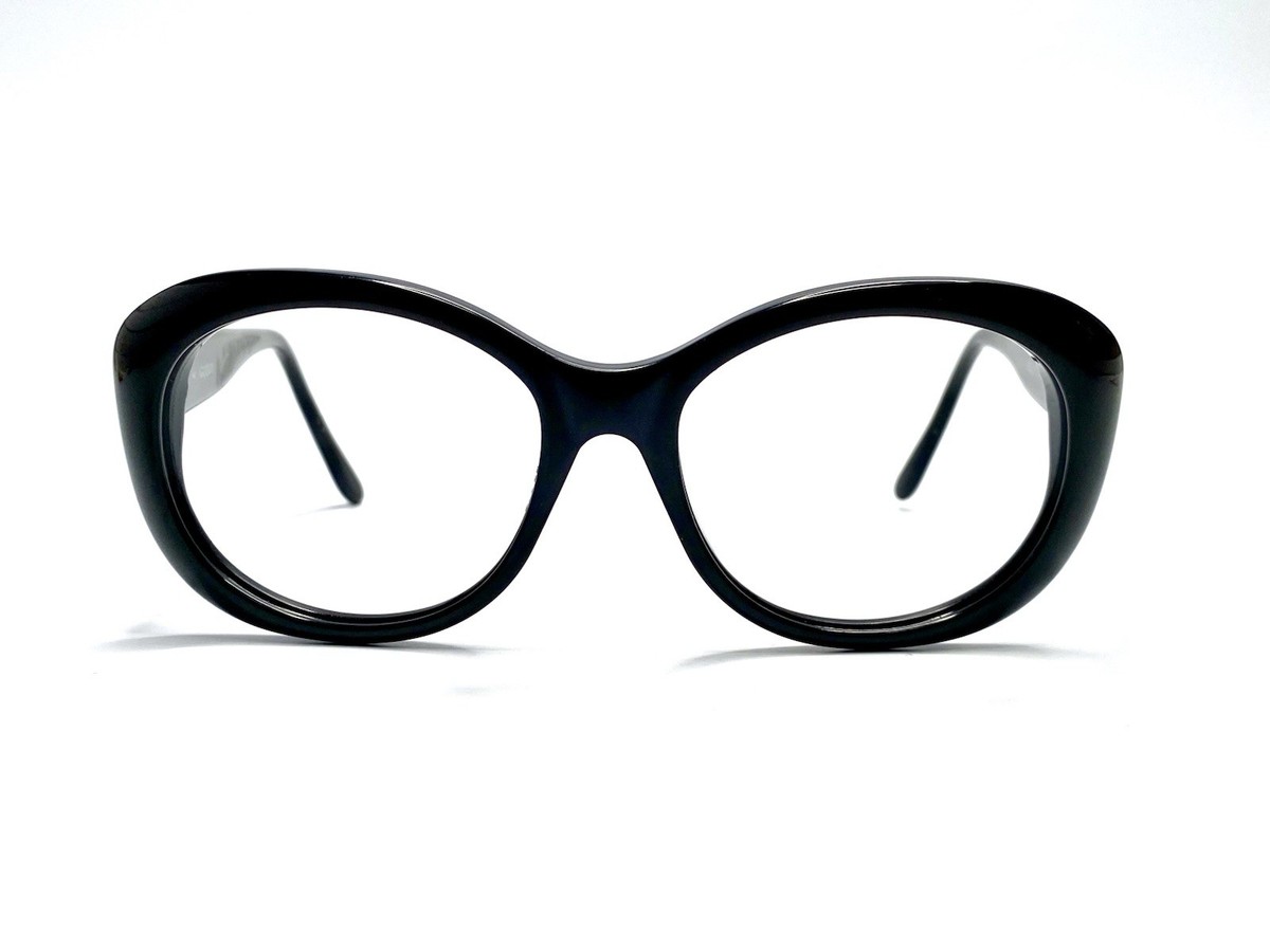 小物 archive Gucci Clear Oval Eyewear VTG Gucci Black Oversized Oval Glasses Logo Temples Italy GG2171