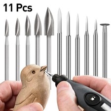 11-piece Hss Wood Carving Bit Set for Rotary ...
