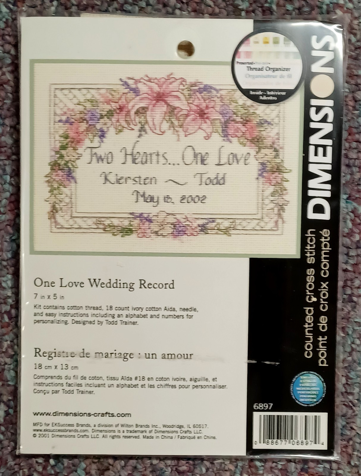 Wedding Counted Cross Stitch Kit