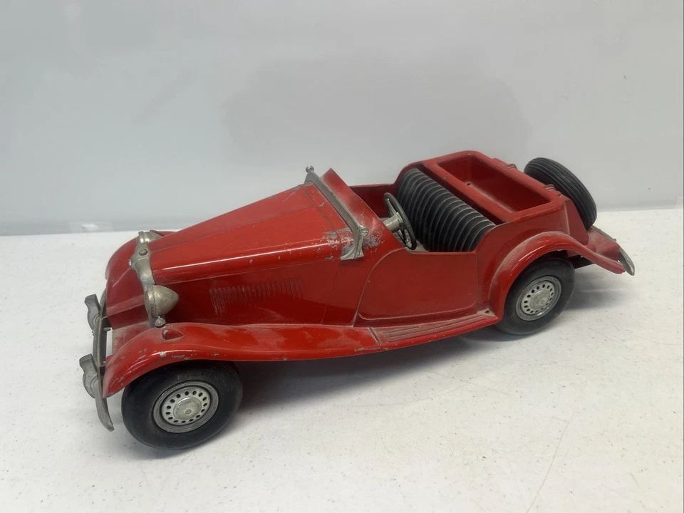 Coche Deportivo Original Años 50 15" DOEPKE Rojo MG-TD ACERO PRENSADO AÑOS 50 MG Hecho en EE. UU. Foto 3 de 4