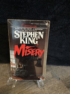 MISERY Stephen King Signet FIRST ED 1st Print 1988 Romance Insert paperback book