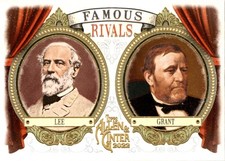 2022 Topps Allen & Ginter #FR-7 Robert E. Lee / Ulysses S. Grant Famous Rivals