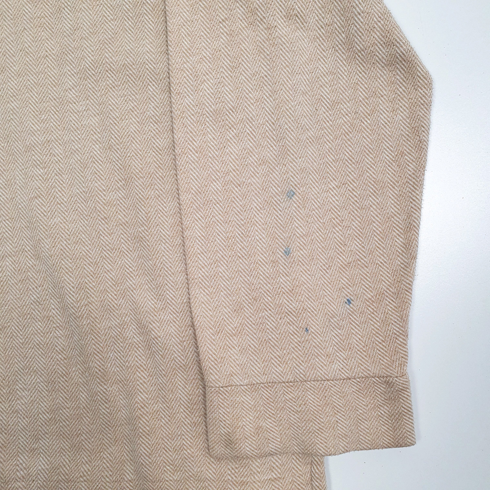 POLO RALPH LAUREN 1/4 Quarter Zip Herringbone Jumper Sweatshirt Mens XL image 4