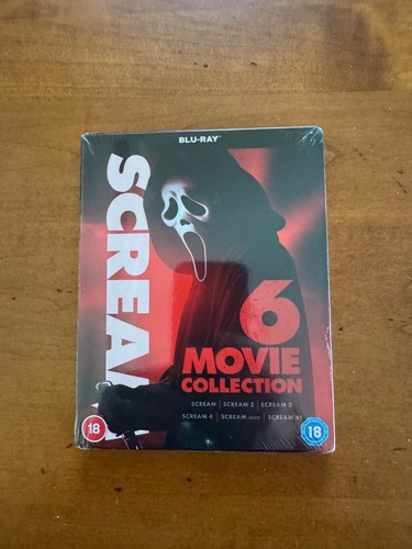 SCREAM - 6-MOVIE COLLECTION - BLU-RAY - WITH VERY RARE SLIPCASE - BRAND NEW!
