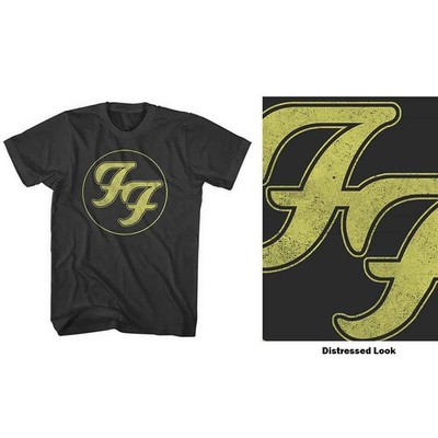 Foo Fighters Distressed Ff Logo offiziell Männer T-Shirt Herren