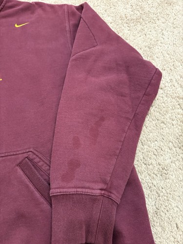 Sudadera con capucha vintage Y2K Nike Minnesota Golden Gophers XL Borgoña College NCAA - Imagen 6 de 6