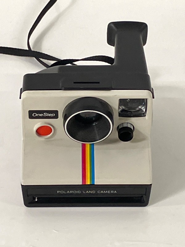Vintage Polaroid One Step Land Camera Rainbow Stripe SX-70  - Untested